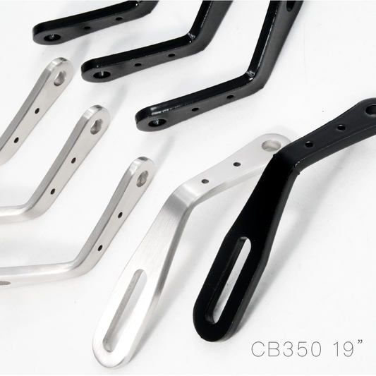 2Loud Custom Cb350 前土除 鋁製拋光銀