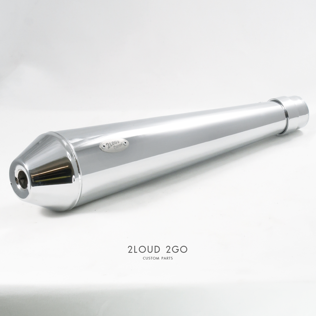 2Loud Custom|排氣管尾段 錐形排氣管 靜音排氣管 復古