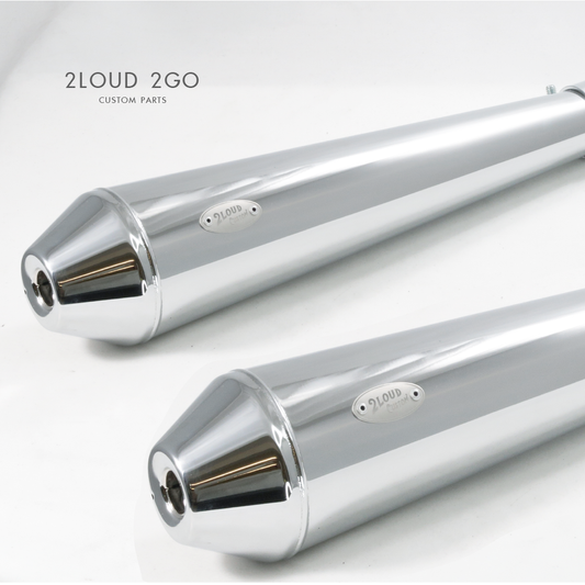 2Loud Custom|排氣管尾段 錐形排氣管 靜音排氣管 復古