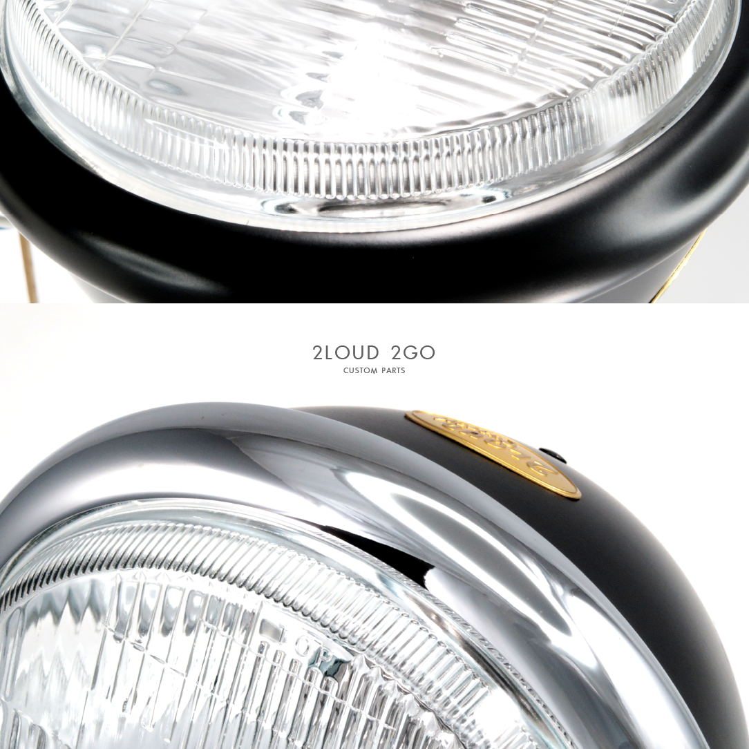 2LOUD Custom 5.75吋 貳鬧美規凸型大燈 白燈殼