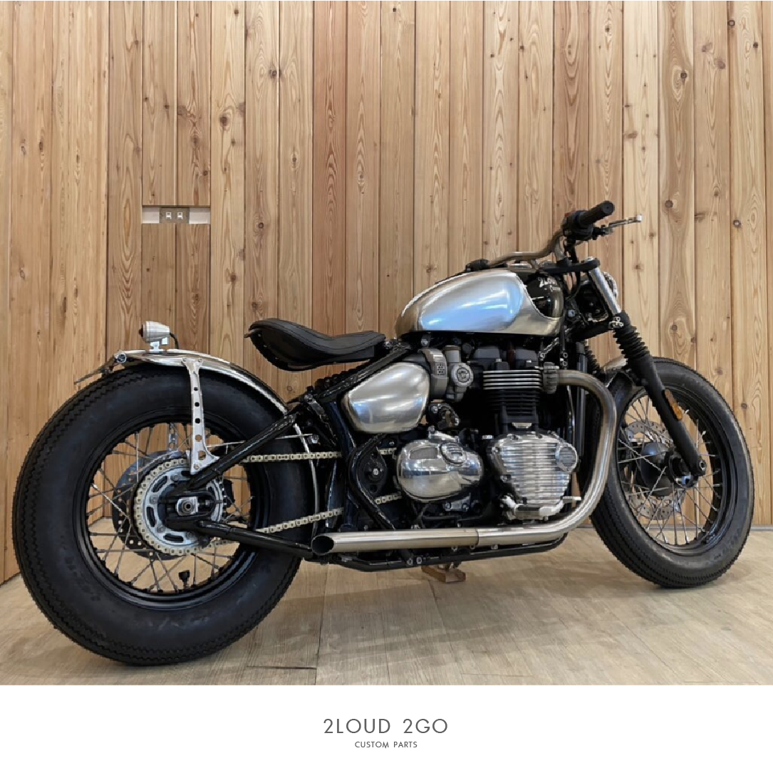 2LOUD Custom 凱旋bobber/bobber black 後土除套餐