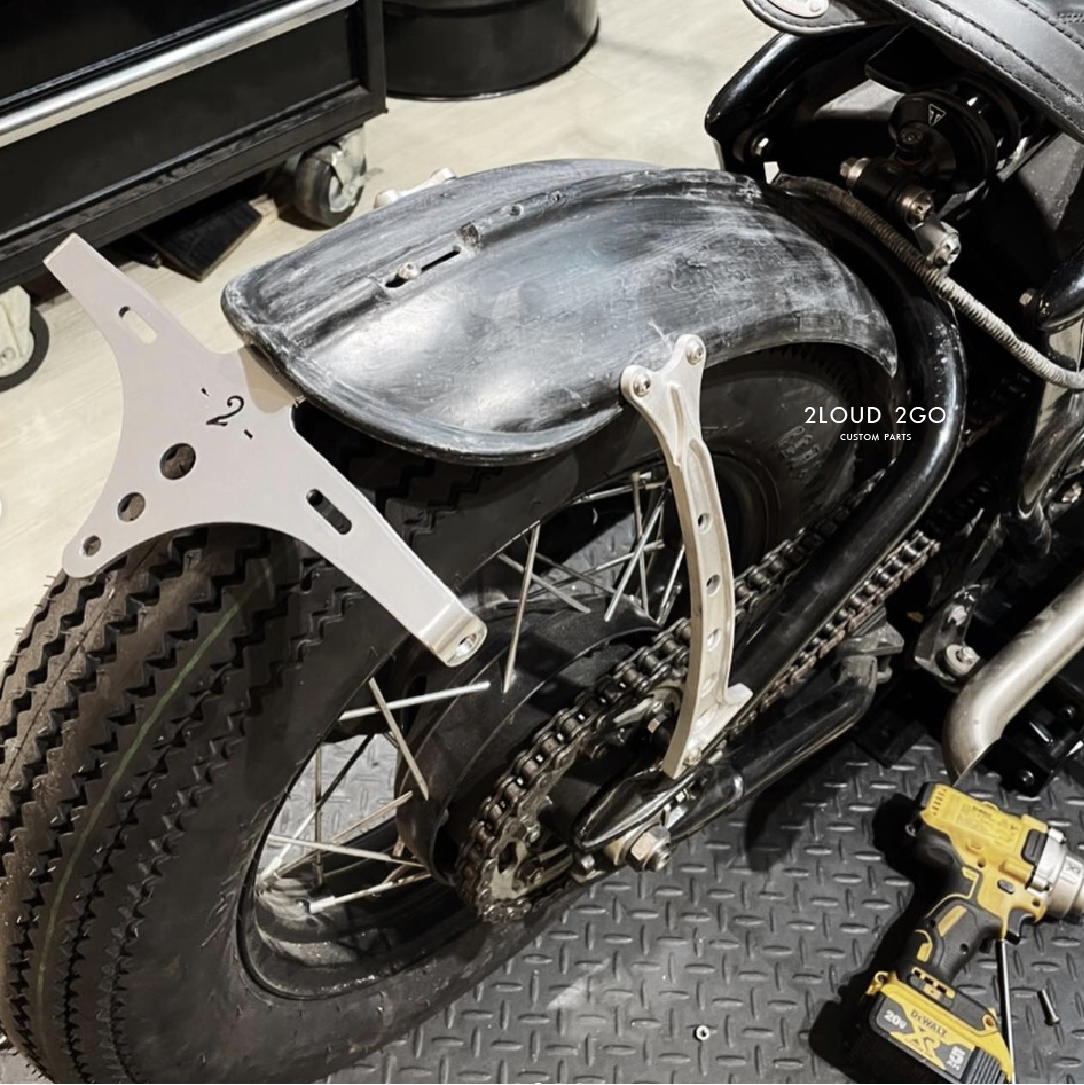 2LOUD Custom 凱旋bobber/bobber black 後土除套餐