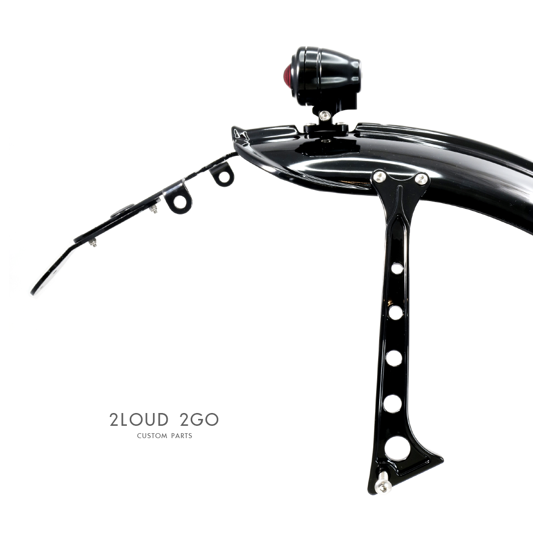 2LOUD Custom 凱旋bobber/bobber black 後土除套餐