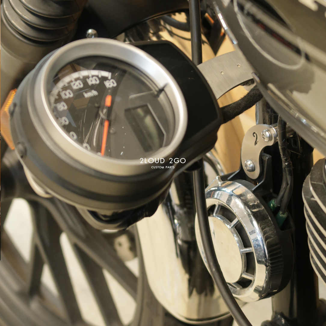 HONDA CB350 喇叭側移支架