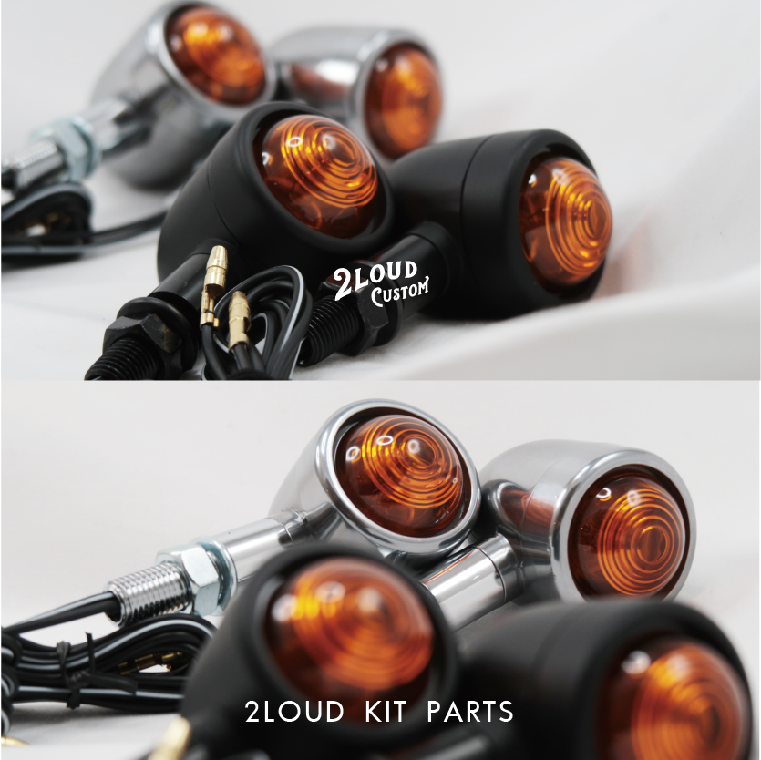 2LOUD Custom 子彈方向燈(黑)