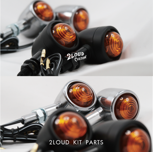 2LOUD Custom 子彈方向燈(銀)