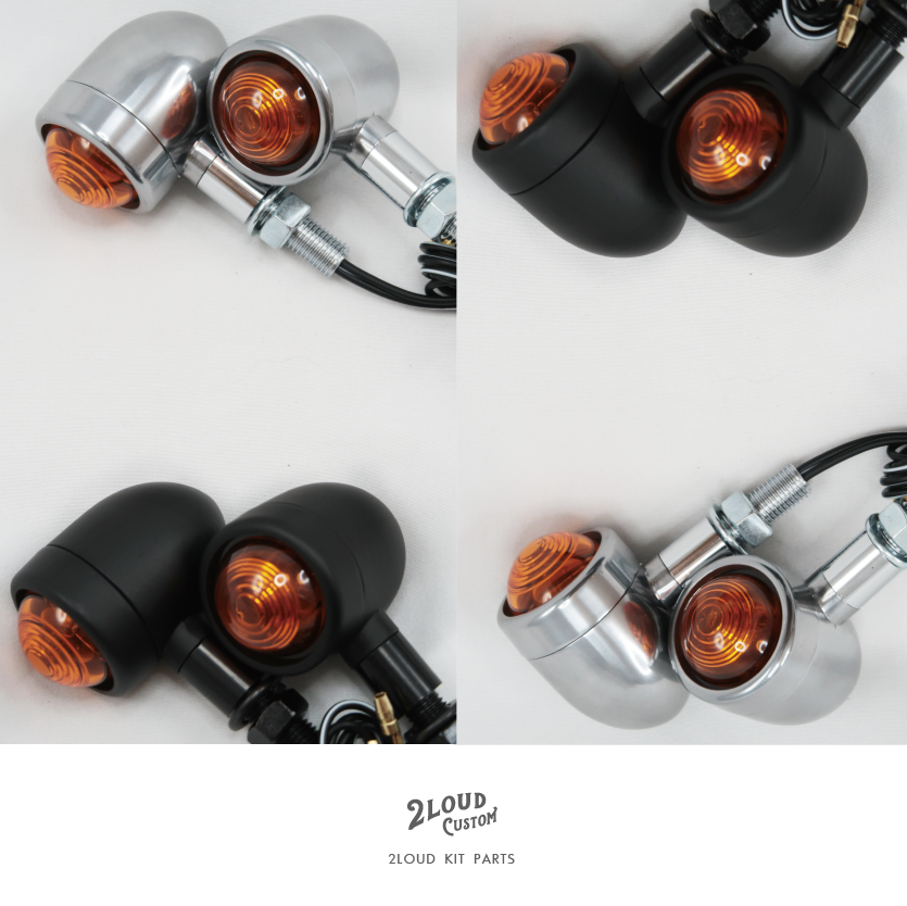 2LOUD Custom 子彈方向燈(黑)