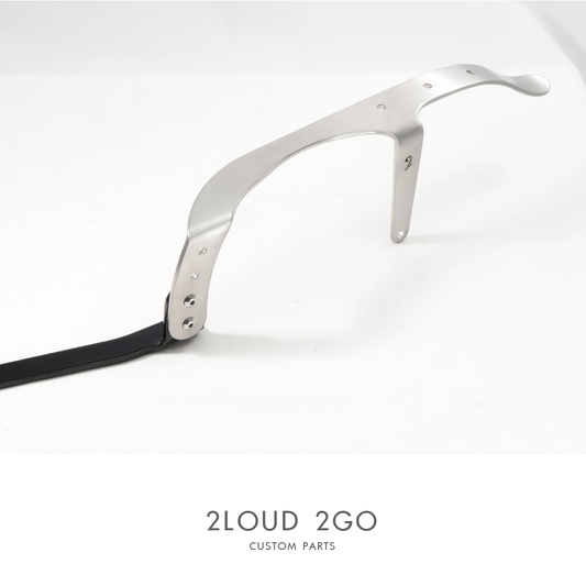 2LOUD Custom|YAMAHA SR400 鏈條蓋 白鐵