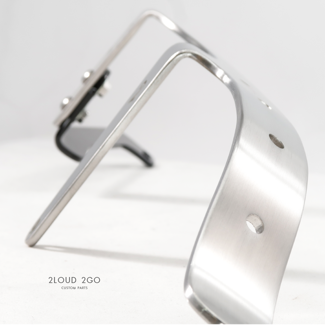 2LOUD Custom|YAMAHA SR400 鏈條蓋 白鐵